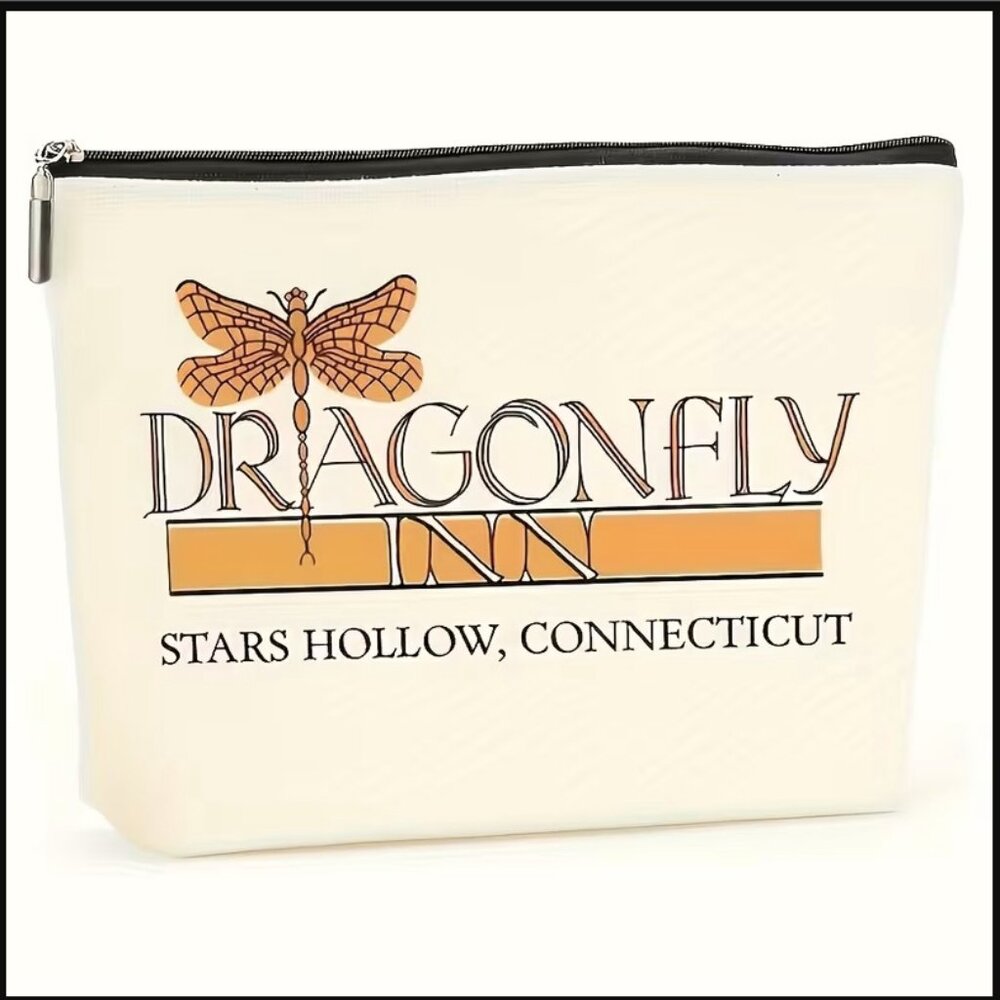 Gilmore Girls Dragonfly Inn Travel Cosmetic Makeup Bag Case